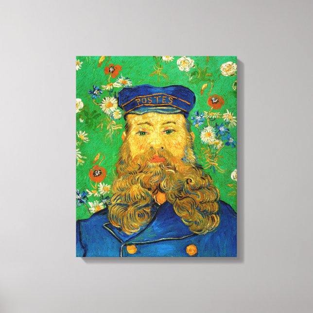 Lienzo Vincent Van Gogh - El cartero Joseph Roulin (Anverso)