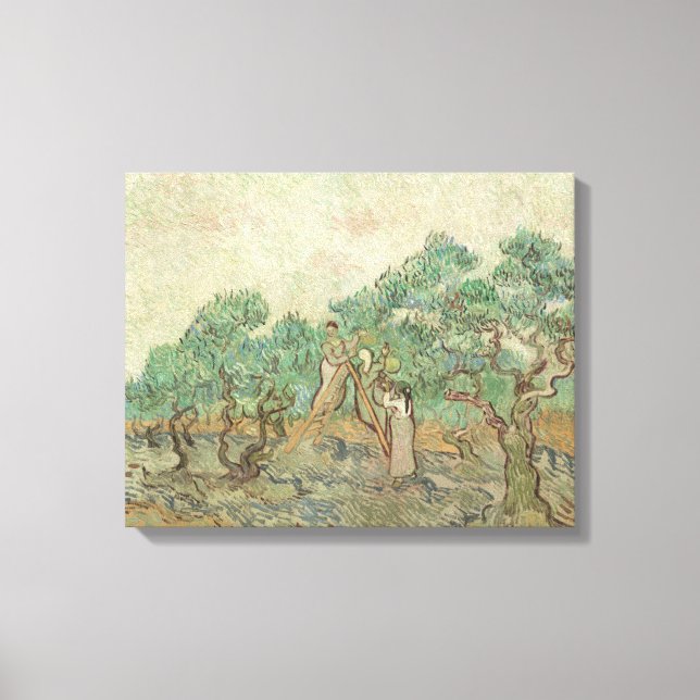 Lienzo Vincent Van Gogh | El huerto de oliva (Anverso)