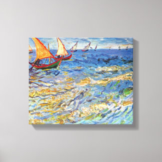Lienzo Vincent Van Gogh - El Mar En Saintes Maries