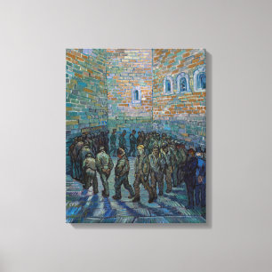 Lienzo Vincent van Gogh - El patio de la cárcel