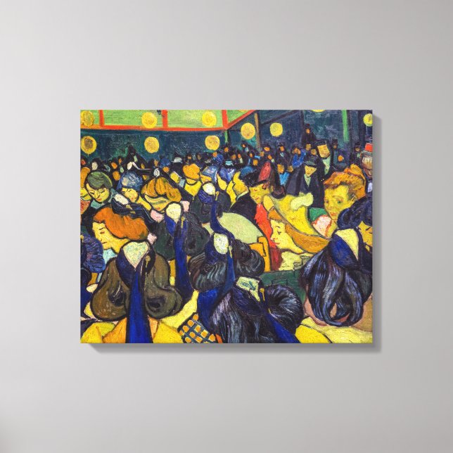 Lienzo Vincent van Gogh - El salón de baile de Arles (Anverso)