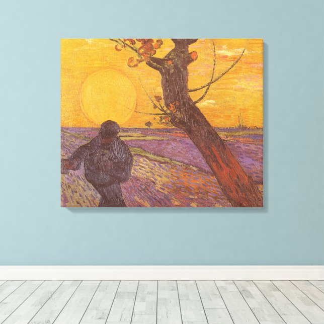 Lienzo Vincent van Gogh - El sembrador (Insitu (piso de madera))