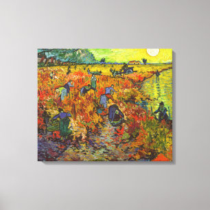 Lienzo Vincent van Gogh - El viñedo rojo