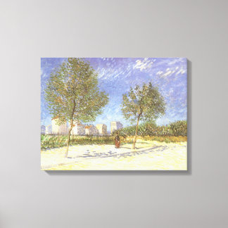 Lienzo Vincent van Gogh - En las afueras de París