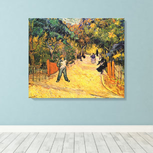 Lienzo Vincent van Gogh - Entrada al parque público, Arlé