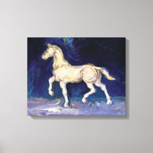 Lienzo Vincent Van Gogh - Estatuilla de yeso de un caball
