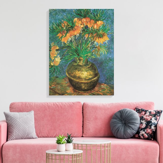 Lienzo Vincent van Gogh - Fritillaries en una vesícula de (Insitu (Sala de estar))