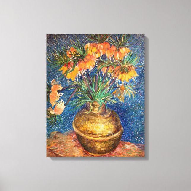 Lienzo Vincent van Gogh - Fritillas Imperiales (Anverso)