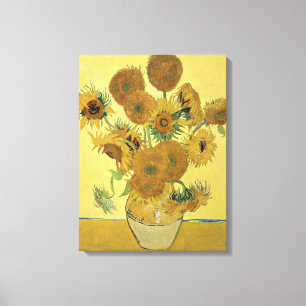 Lienzo Vincent van Gogh   Girasoles, 1888