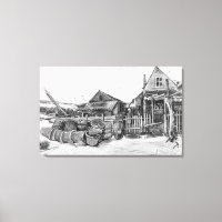 Vincent van Gogh | Granero de secado de pescado, S