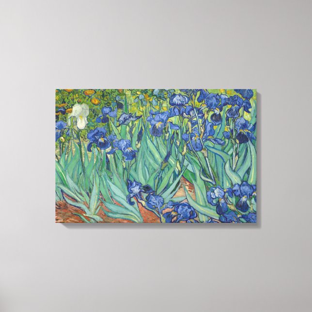 Lienzo Vincent van Gogh - Irises (Anverso)