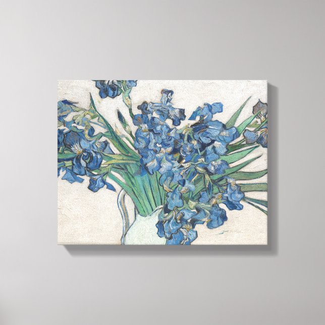 Lienzo Vincent van Gogh - Irises (Anverso)