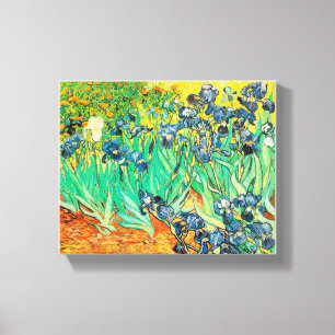 Lienzo Vincent van Gogh Irises 1889 Flores Azules
