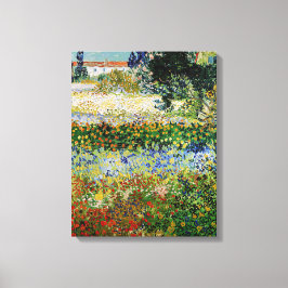 Lienzo Vincent van Gogh - Jardín de flores
