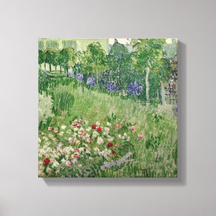 Lienzo Vincent van Gogh jardín del   Daubigny, 1890