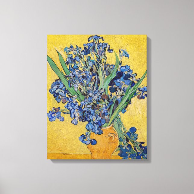 Lienzo Vincent van Gogh - Jarrón con Lirios (Anverso)