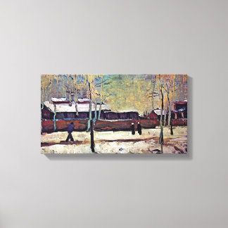 Lienzo Vincent Van Gogh - La Antigua Estación De Eindhove