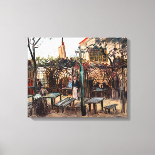 Lienzo Vincent Van Gogh - La Guinguette en Montmartre