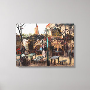Lienzo Vincent Van Gogh - La Guinguette en Montmartre