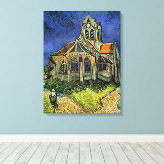 Lienzo Vincent van Gogh - La Iglesia de Auvers