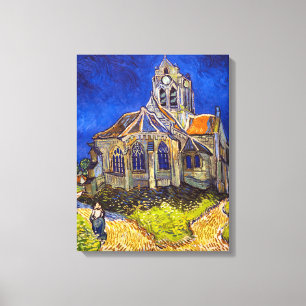 Lienzo Vincent van Gogh - La Iglesia de Auvers