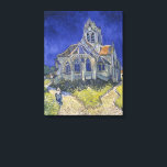 Lienzo Vincent Van Gogh, la Iglesia de Auvers<br><div class="desc">Vincent Van Gogh - La Iglesia en Auvers,  1890.</div>