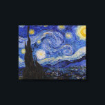 Lienzo Vincent Van Gogh - La noche estrellada<br><div class="desc">La noche estrellada / La nuit etoilee - Vincent Van Gogh en 1889</div>
