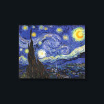 Lienzo Vincent Van Gogh - La noche estrellada extra grand<br><div class="desc">Vincent Van Gogh es la noche estrellada. Aceite sobre lienzo de 1889, noche estrellada se pintó mientras Van Gogh estaba en el asilo en Saint-Remy, Francia, y es considerado una de sus mejores obras maestras. Aunque es una escena nocturna, fue pintada durante el día y representa las vistas desde la...</div>