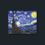 Lienzo Vincent Van Gogh - La noche estrellada extra grand<br><div class="desc">Vincent Van Gogh es la noche estrellada. Aceite sobre lienzo de 1889, noche estrellada se pintó mientras Van Gogh estaba en el asilo en Saint-Remy, Francia, y es considerado una de sus mejores obras maestras. Aunque es una escena nocturna, fue pintada durante el día y representa las vistas desde la...</div>