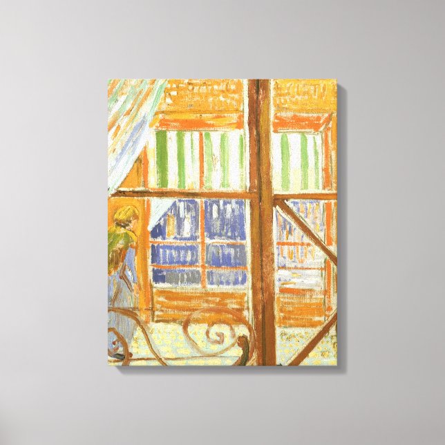 Lienzo Vincent van Gogh - La vitrina de una carnicería (Anverso)