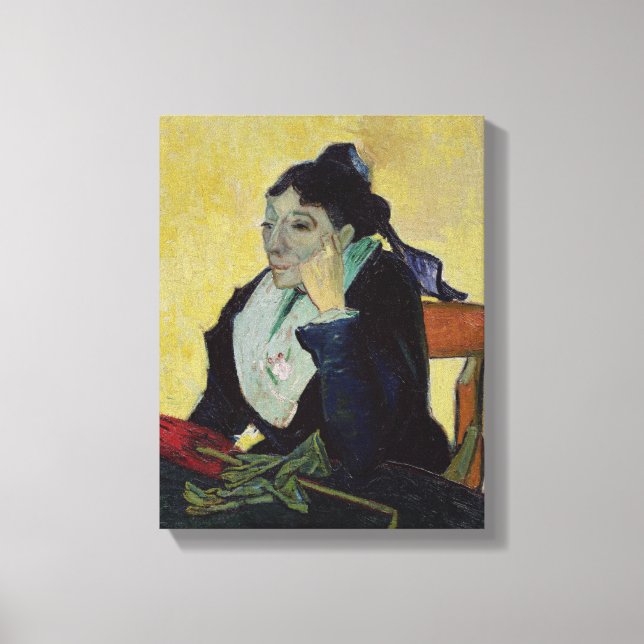 Lienzo Vincent van Gogh | L'Arlesienne 1888 (Anverso)