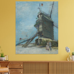 Lienzo Vincent van Gogh - Le Moulin de la Galette