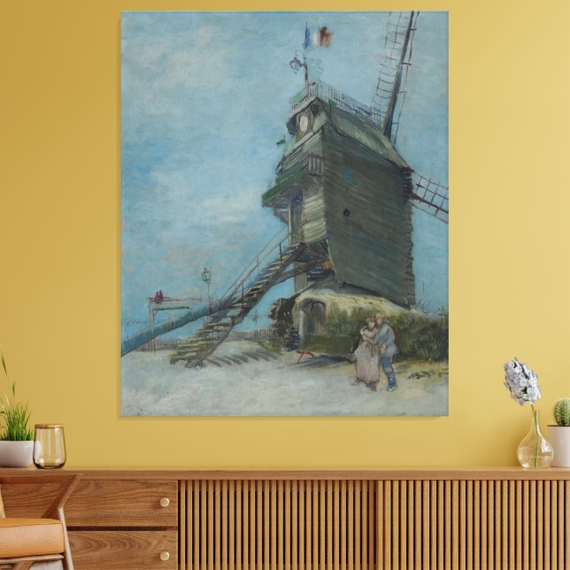Lienzo Vincent van Gogh - Le Moulin de la Galette (Insitu (Sala de estar))