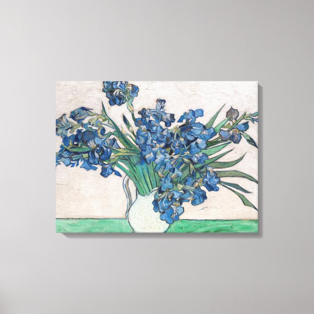 Lienzo Vincent van Gogh - Lirios (Anverso)
