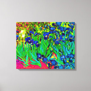 Lienzo Vincent Van Gogh - Lirios - Amante de las Flores A