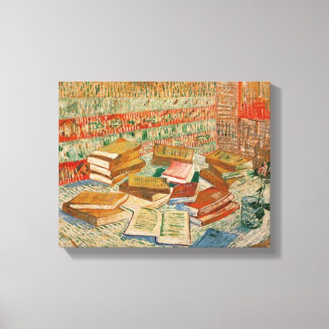 Lienzo Vincent van Gogh | Los Libros Amarillos, 1887 (Anverso)
