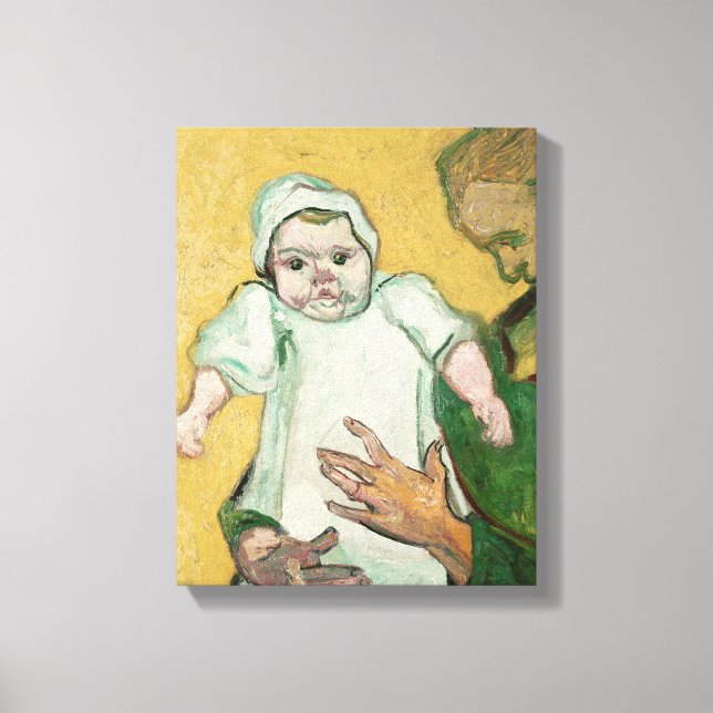 Lienzo Vincent van Gogh | Madame Roulin y su bebé (Anverso)