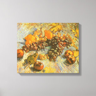 Lienzo Vincent van Gogh - Manzanas, orejas, lémulos, uvas
