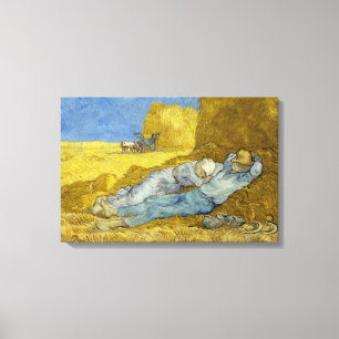 Lienzo Vincent Van Gogh - Mediodía, descanso del trabajo