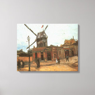 Lienzo Vincent van Gogh - Moulin de la Galette, Molino de