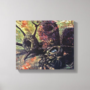 Lienzo Vincent Van Gogh - Naturaleza Muerta con Nidos de