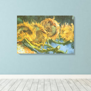 Lienzo Vincent van Gogh - Naturaleza muerta: Cuatro giras