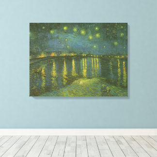 Lienzo Vincent van Gogh - Noche estrellada sobre el Ródan