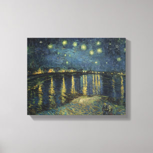 Lienzo Vincent van Gogh   Noche estrellada sobre el Ródan
