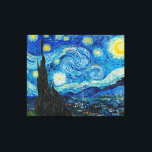 Lienzo Vincent van Gogh, Noche Starry<br><div class="desc">Noche estrellada,  famosa pintura de Vincent van Gogh.</div>