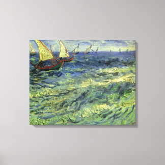 Lienzo Vincent van Gogh - Paisaje marino en Saintes Marie
