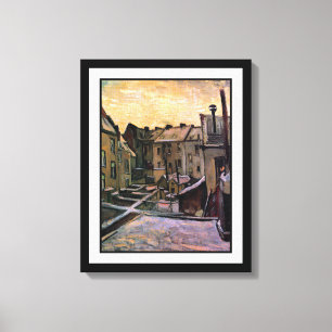 Lienzo Vincent Van Gogh - Patios de Casas Antiguas