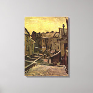 Lienzo Vincent van Gogh, Patios de casas antiguas, Ambere