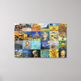 Lienzo Vincent van Gogh - Piquetas maestras del mosaico
