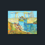 Lienzo Vincent van Gogh - Puente Langlois en Arles #1<br><div class="desc">El puente de los Langlois en Arles con el lavado femenino - Vincent van Gogh,  aceite en lienzo,  1888,  Arles</div>